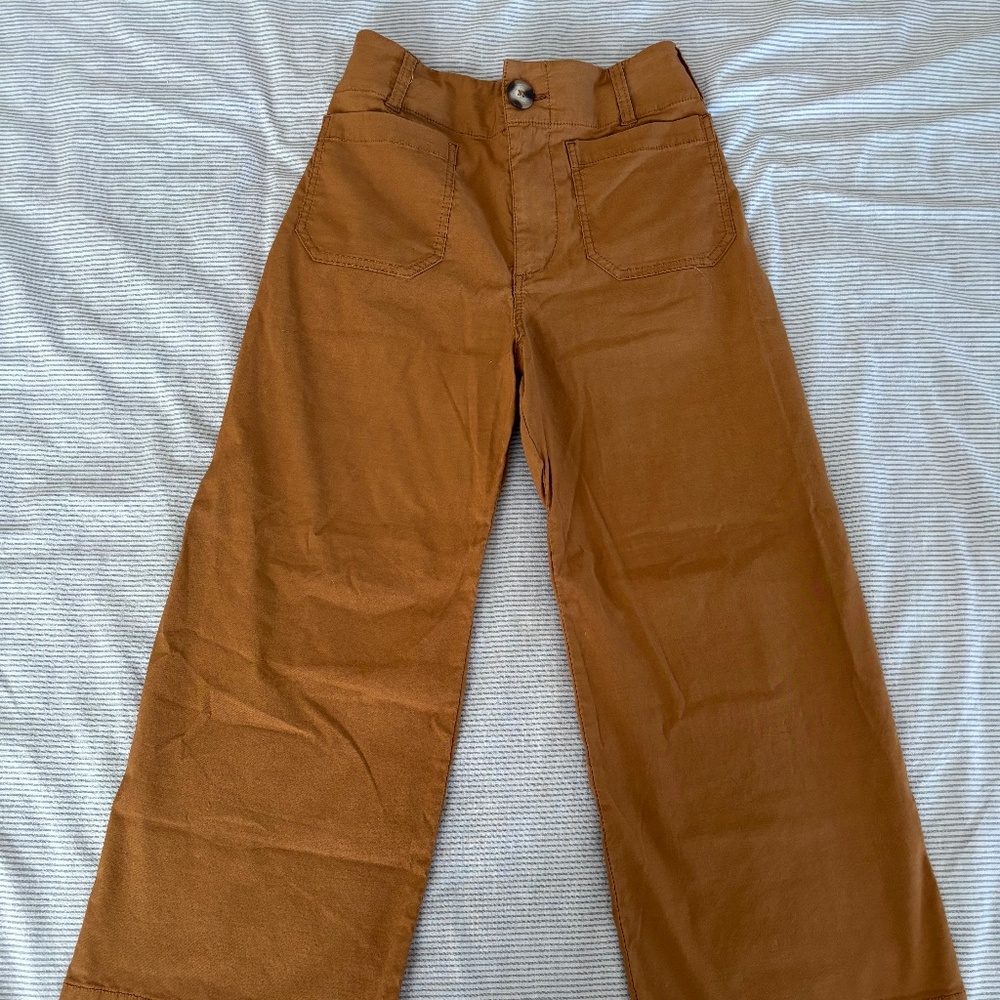 Collette Cropped Wide Leg Pants by Maeve